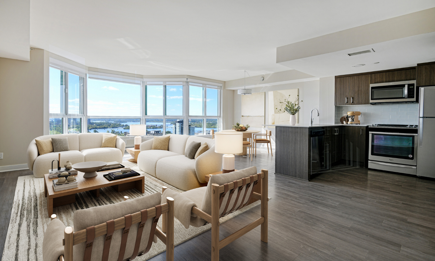 Suite penthouse à aire ouverte à One80five.